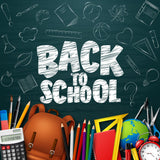 Back to School Chalkboard Graffiti Photo Backdrop DBD7-4