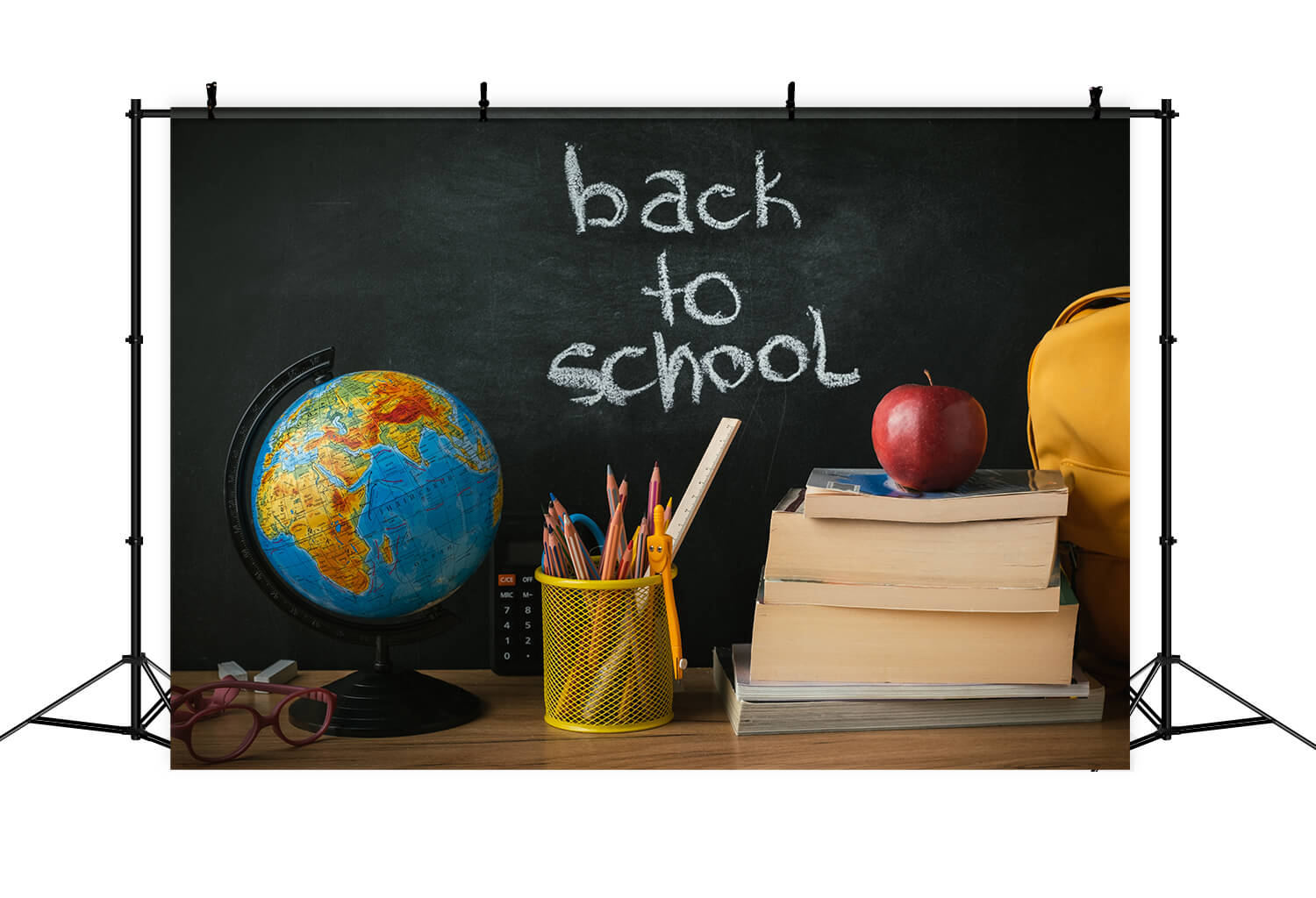 Globe Books Blackboard Back to School Backdrop DBD7-57