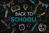 Back to School Chalk Drawing Backdrop DBD7-60