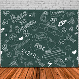 Back to school Chalk Doodles Backdrop DBD7-75