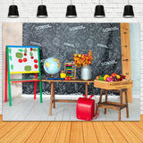 Back to School Classroom Blackboard Backdrop DBD7-9