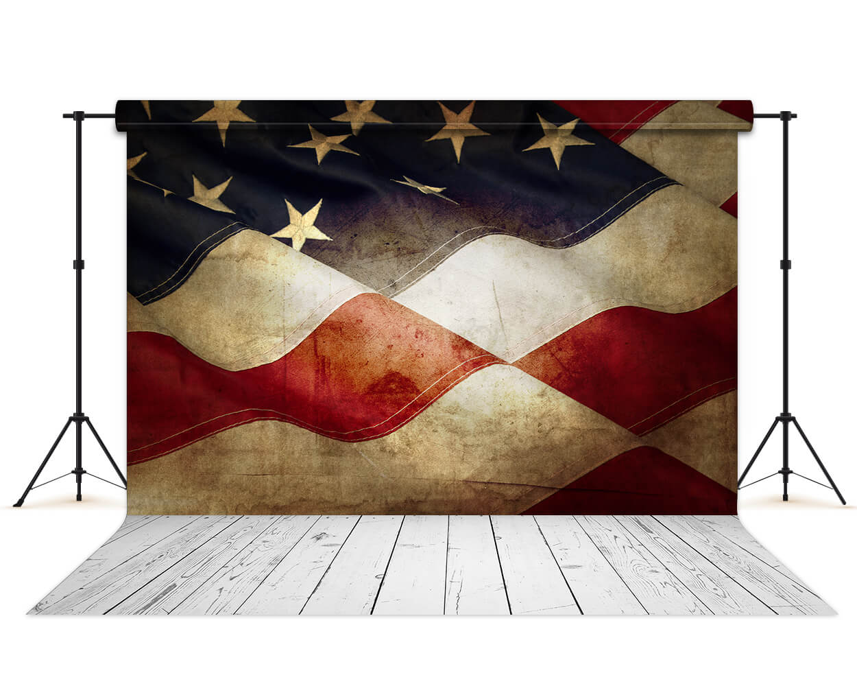 American Flag Patriotic Independence Day Backdrop for Photography GA-18