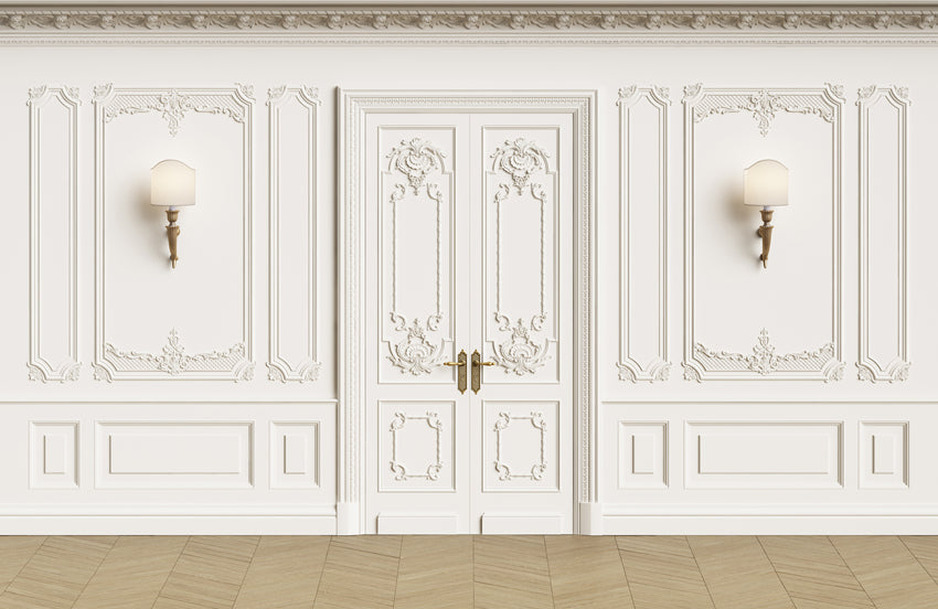 Classic Interior Sconces Door Backdrop for Photo Studio GA-67