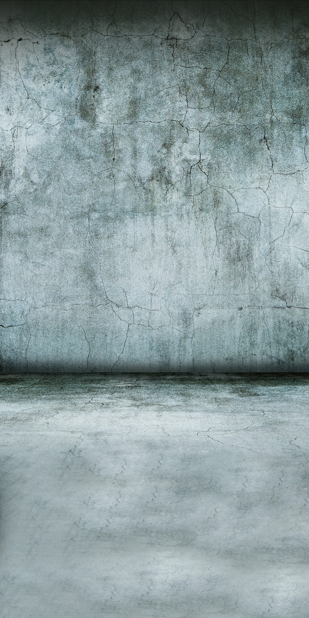 Cracked Concrete Wall Sweep Abstract Backdrop GA-999