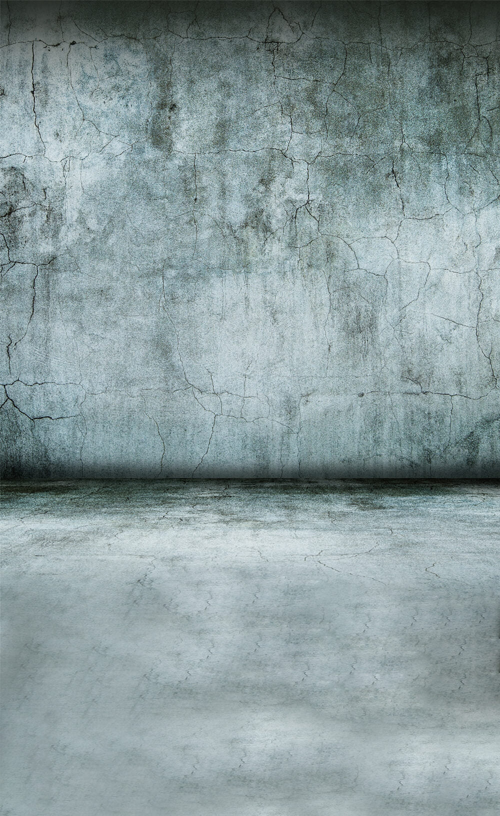 Cracked Concrete Wall Sweep Abstract Backdrop GA-999