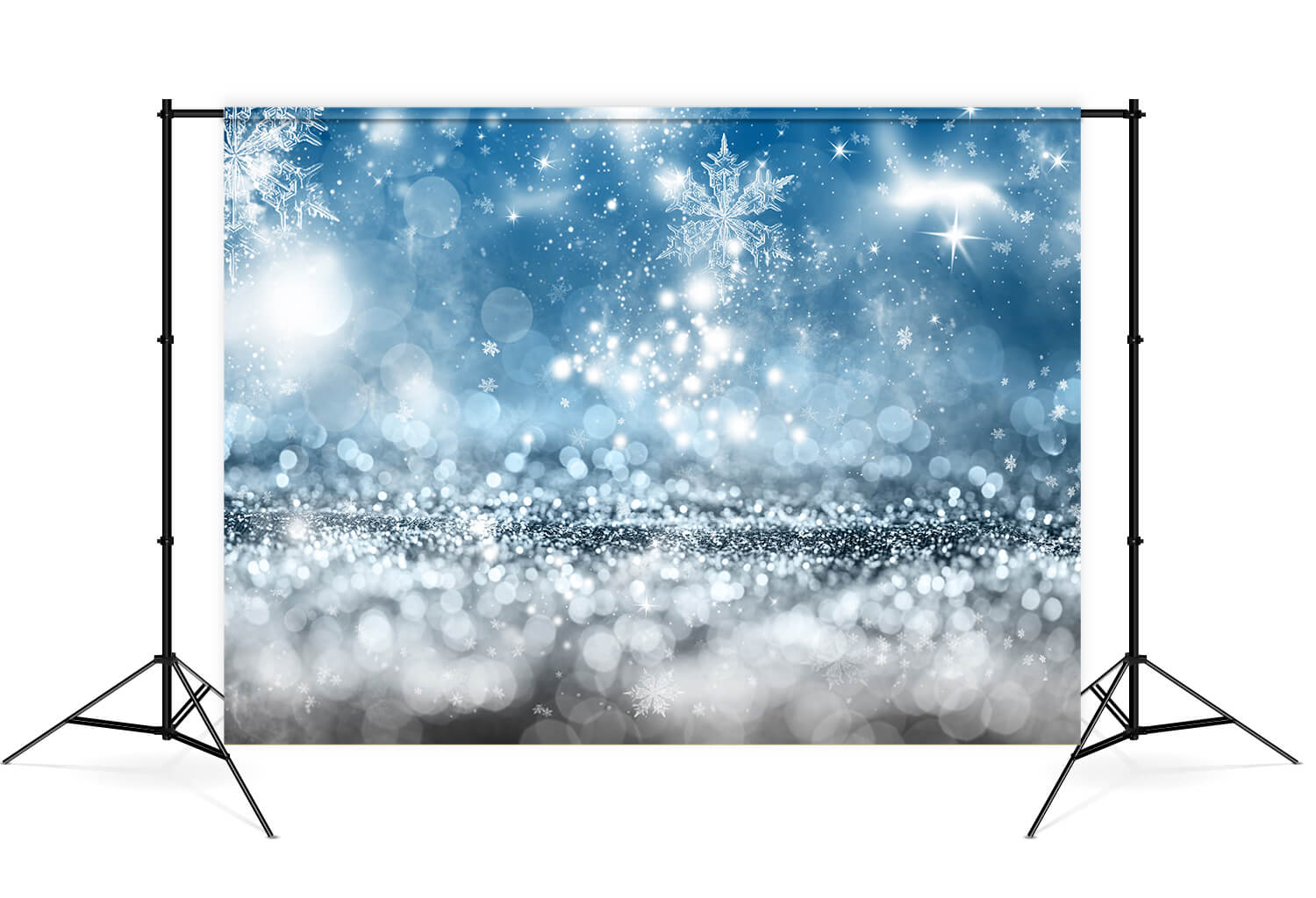 Bokeh Snowflake Winter Christams Photography Studio Backdrop GC-103