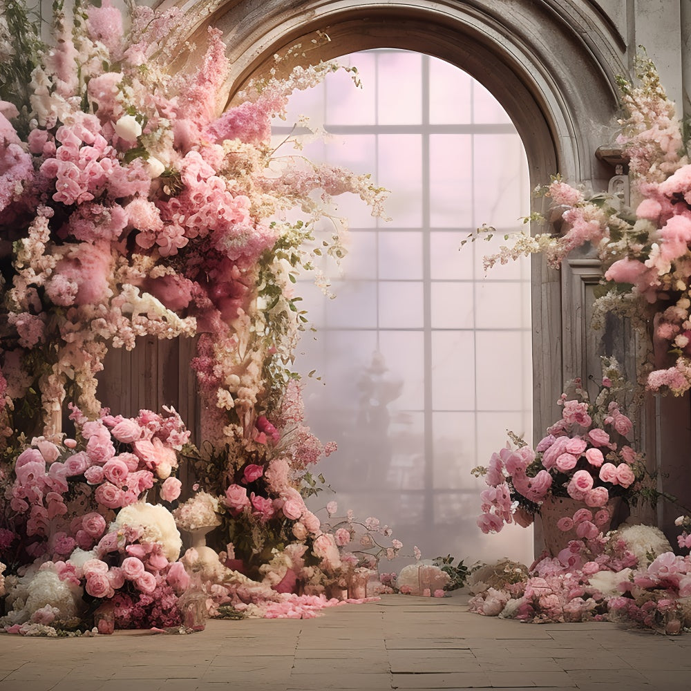 Mother's Day Backdrop Ideas Enchanted Garden Rose Arch Backdrop GQ2-158