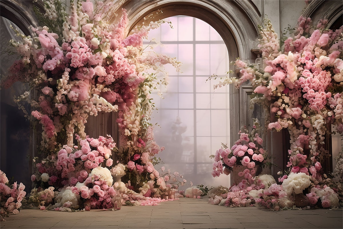 Mother's Day Backdrop Ideas Enchanted Garden Rose Arch Backdrop GQ2-158