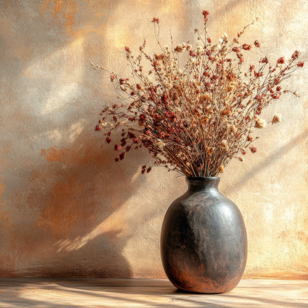 Mother's Day Backdrop Rustic Earthy Terracotta Vase Backdrop GQ2-193