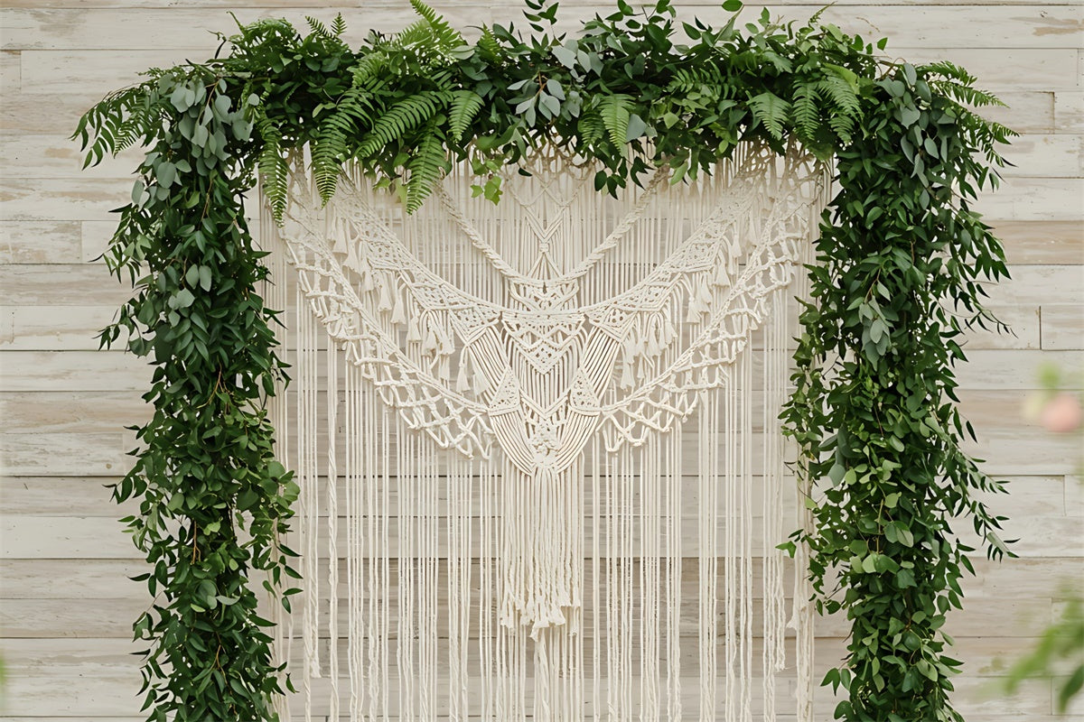 Boho Backdrop Macrame Leaf Archway Decor Backdrop GQ2-76