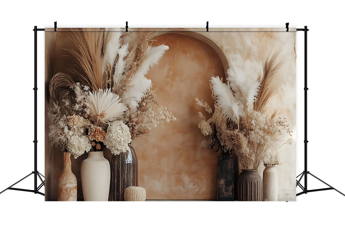 Backdrop For Mother's Day Boho Vintage Floral Arch Backdrop GQ2-91