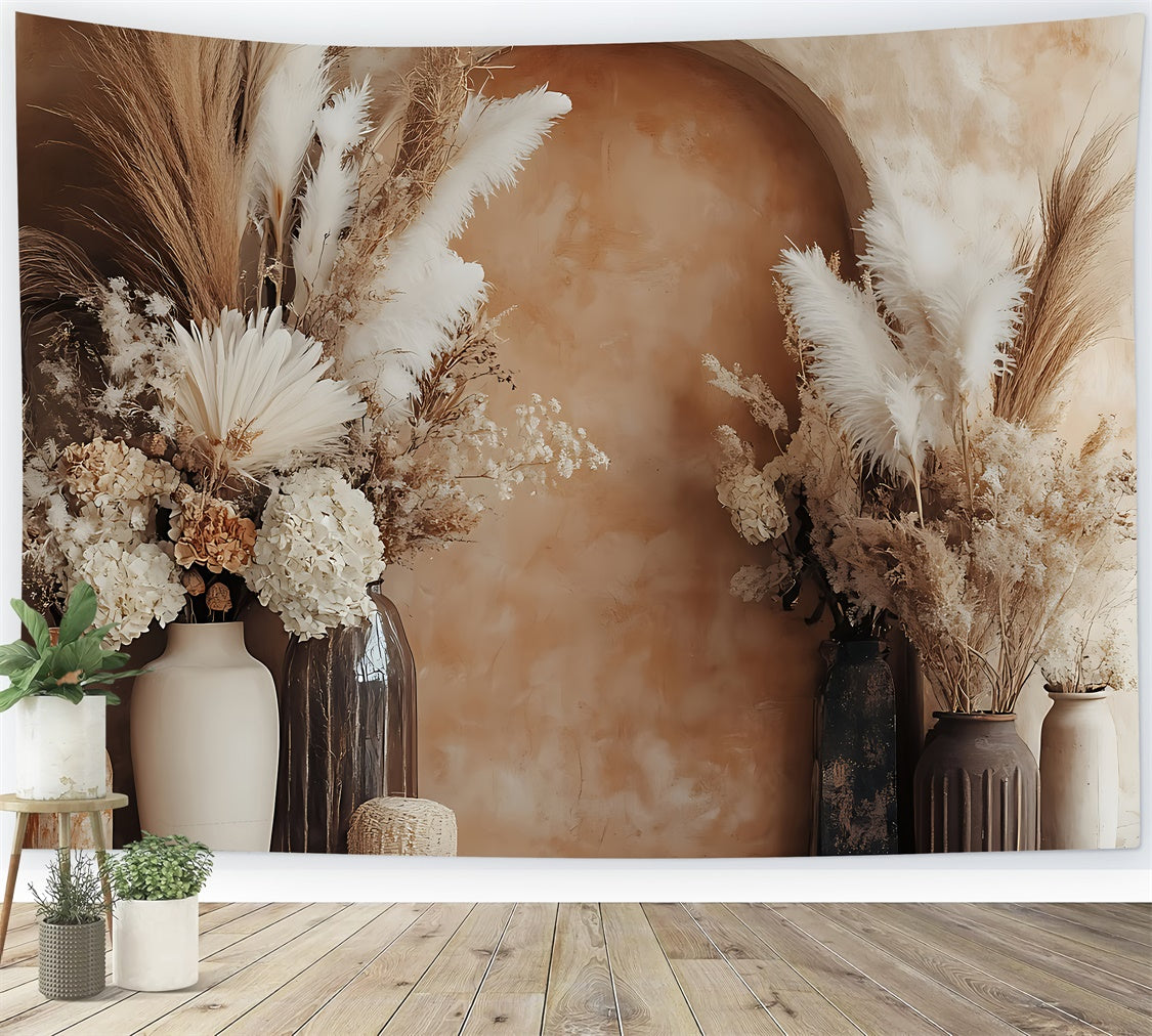 Backdrop For Mother's Day Boho Vintage Floral Arch Backdrop GQ2-91