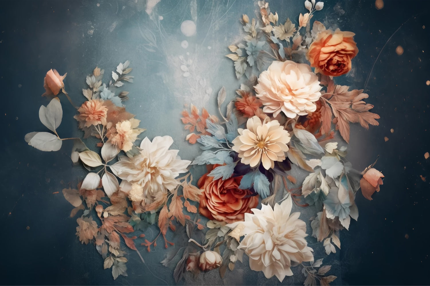 Artistic Backdrop Midnight Floral Serenity Backdrop GTY-101