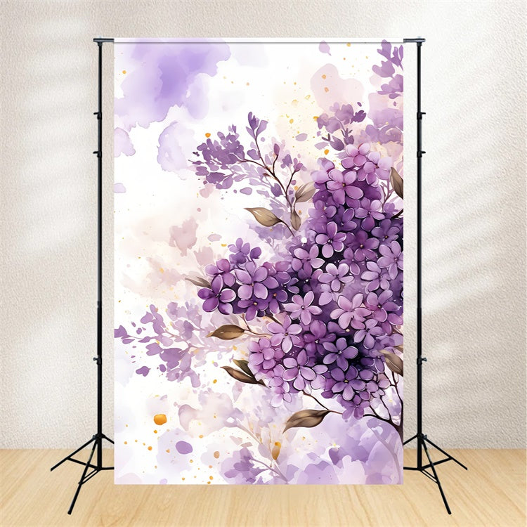 Fine Art Backdrops Dreamy Lilac Watercolor Backdrop GTY-106