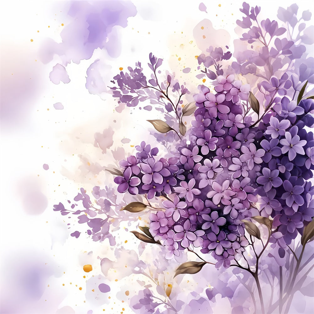 Fine Art Backdrops Dreamy Lilac Watercolor Backdrop GTY-106