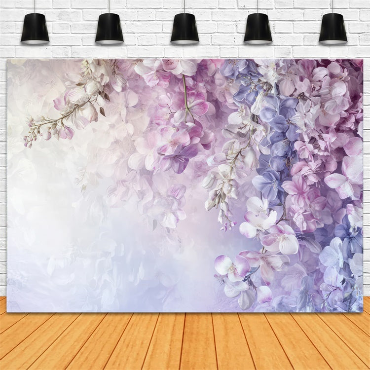 Artistic Backdrop Romantic Wisteria Blooms Backdrop GTY-107