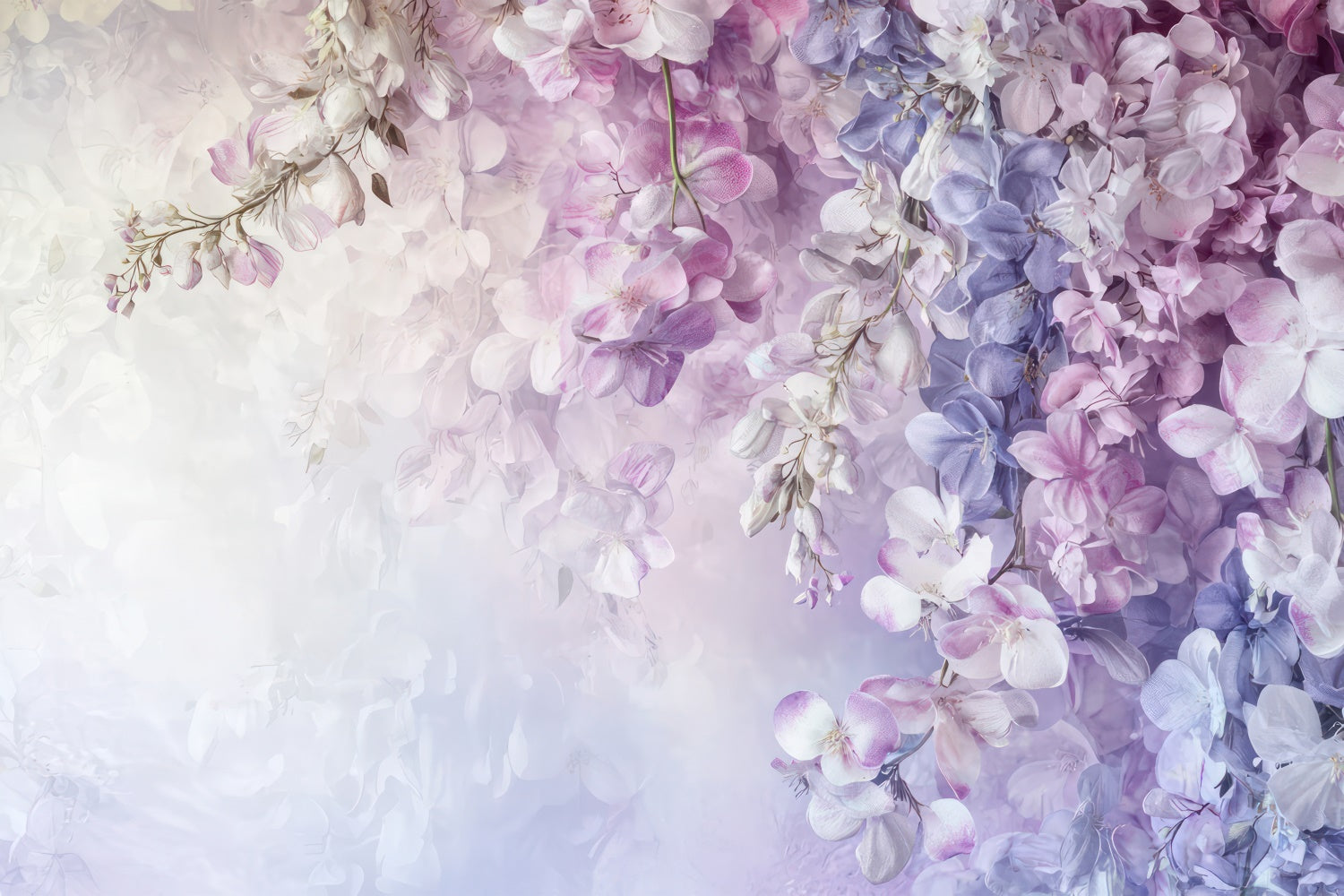 Artistic Backdrop Romantic Wisteria Blooms Backdrop GTY-107