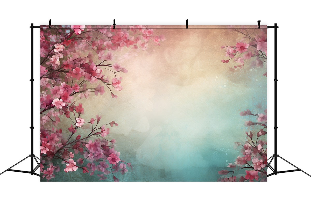 Fine Art Backdrops Dreamy Pink Cherry Blossom Backdrop GTY-67