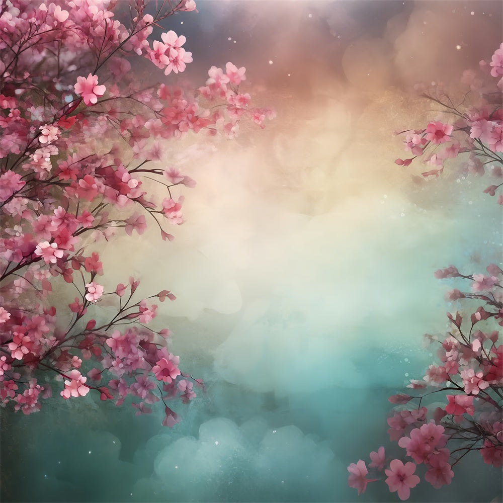 Fine Art Backdrops Dreamy Pink Cherry Blossom Backdrop GTY-67