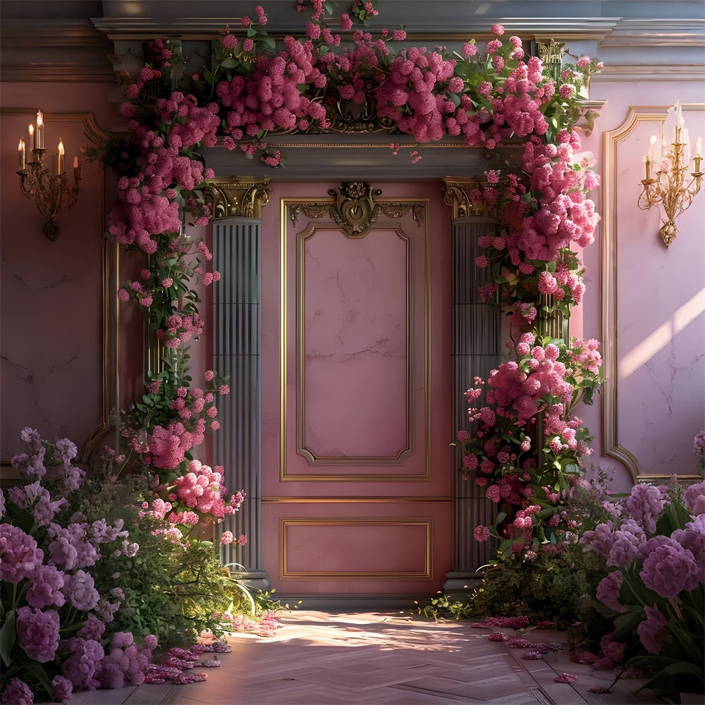 Artistic Backdrops Romantic Baroque Flower Wall Backdrop GTY-75