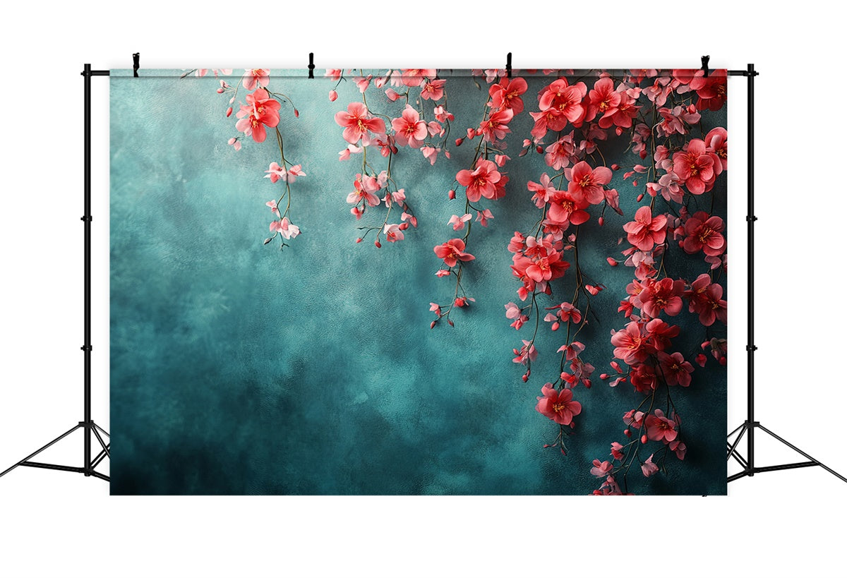 Fine Art Photography Backdrop Elegant Hanging Floral Backdrop GTY-91