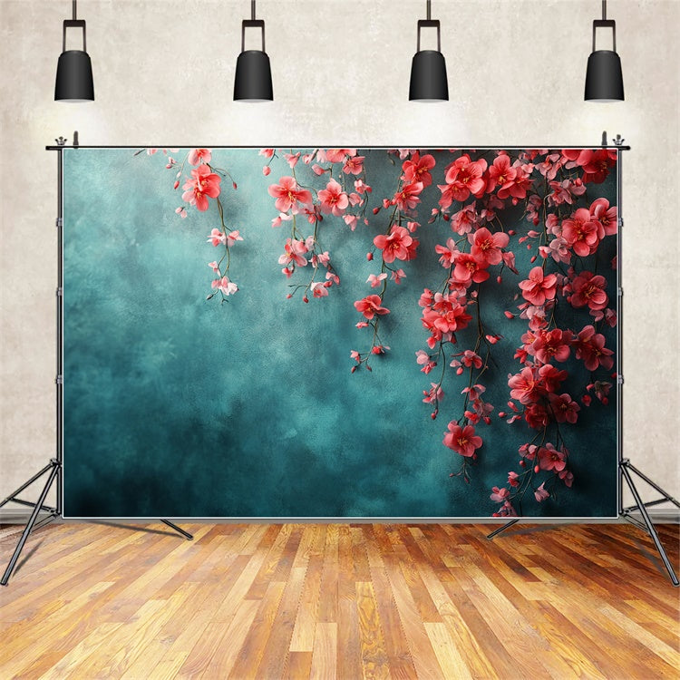 Fine Art Photography Backdrop Elegant Hanging Floral Backdrop GTY-91