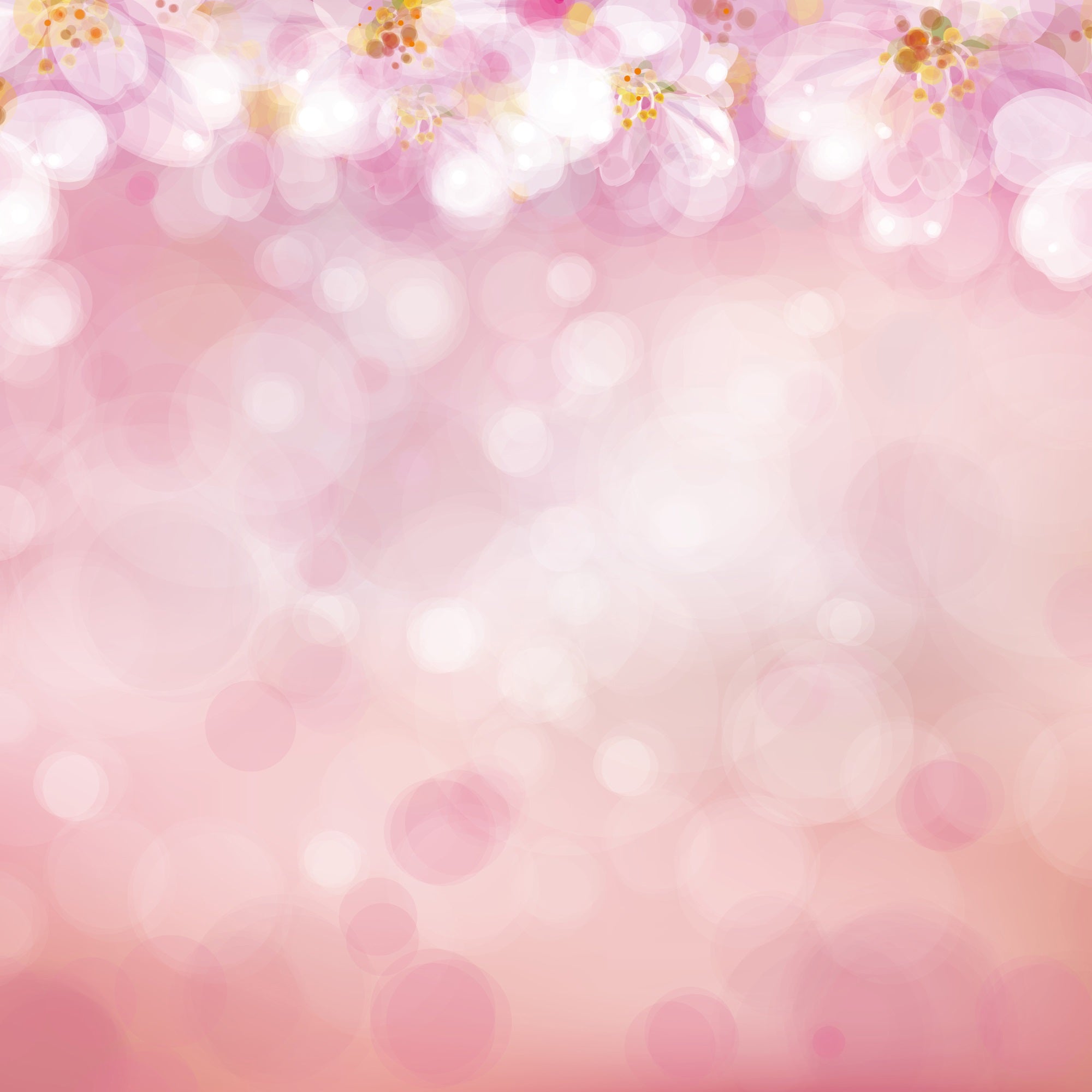 Pink Photo Backdrop Floral Bokeh Portrait Backdrop GTY2-136