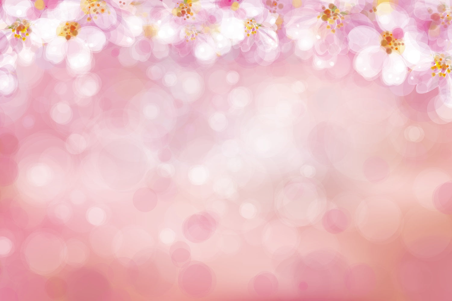 Pink Photo Backdrop Floral Bokeh Portrait Backdrop GTY2-136