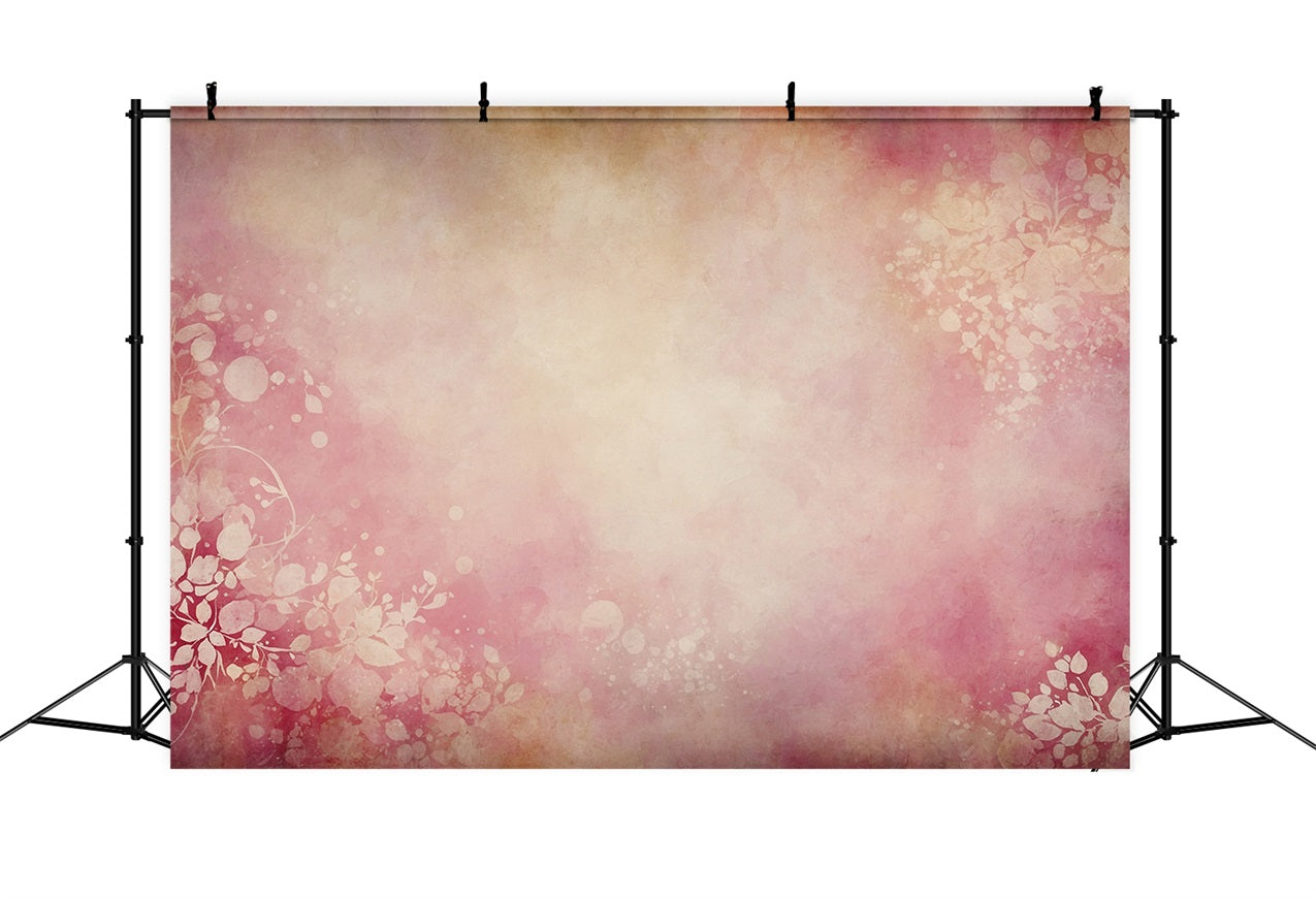 Pink Photography Backdrop Floral Abstract Textured Backdrop GTY2-151