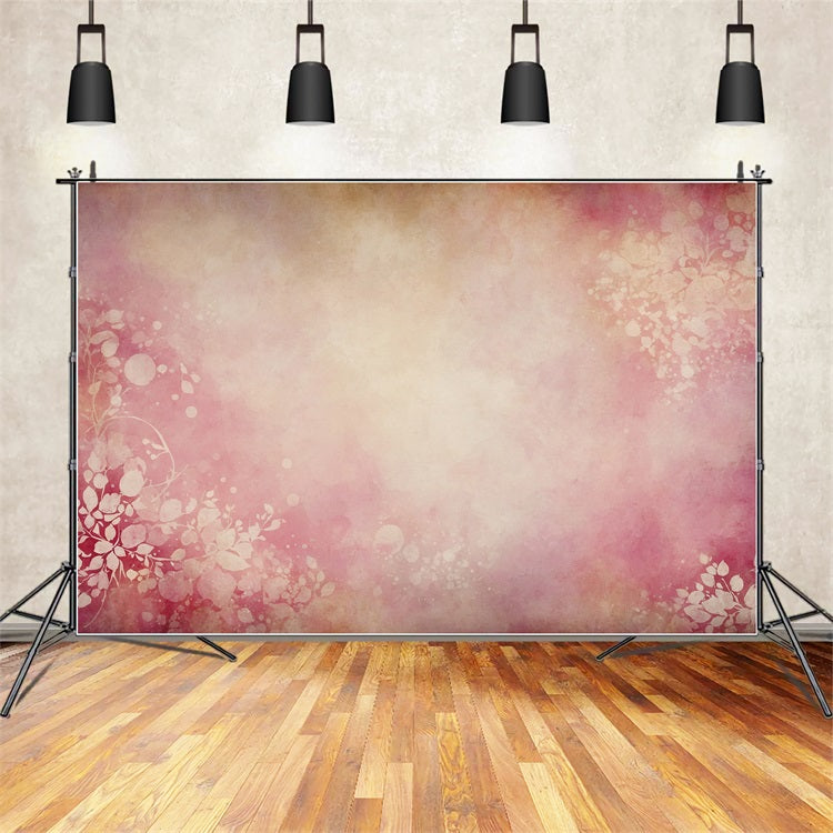 Pink Photography Backdrop Floral Abstract Textured Backdrop GTY2-151