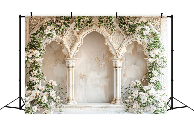 Maternity Photography Backdrops French Manor Blooming Arch Backdrop GTY2-17