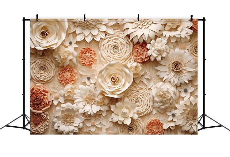 Maternity Photography Backdrops Vintage Handmade Bloom Wall Backdrop GTY2-32