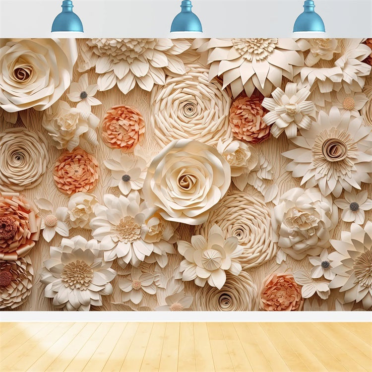 Maternity Photography Backdrops Vintage Handmade Bloom Wall Backdrop GTY2-32