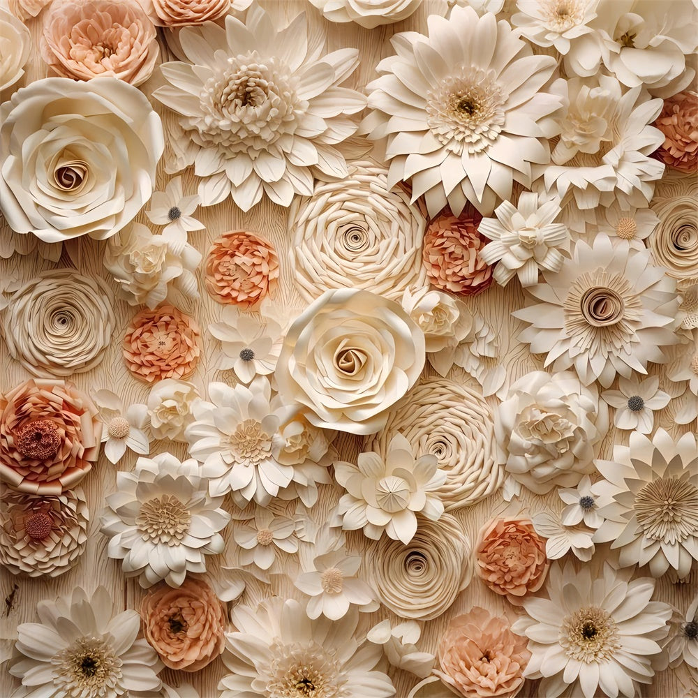 Maternity Photography Backdrops Vintage Handmade Bloom Wall Backdrop GTY2-32