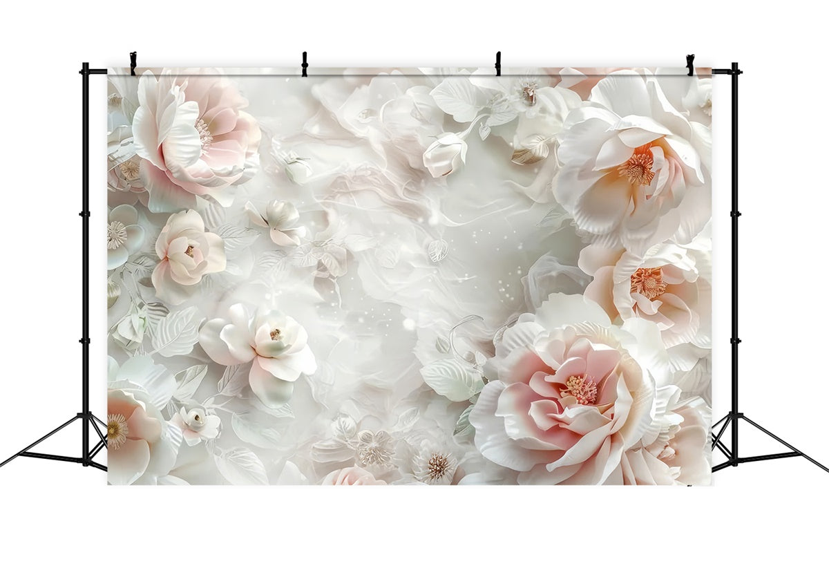 Maternity Backdrop Soft Romantic Floral Fantasy Backdrop GTY2-34