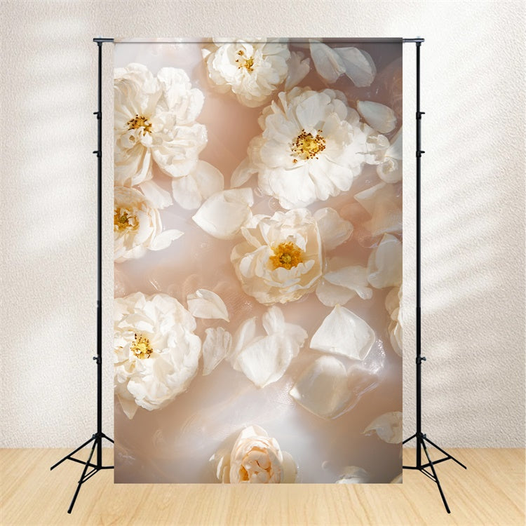 Maternity Backdrops Soft Elegance Floating Petals Backdrop GTY2-41