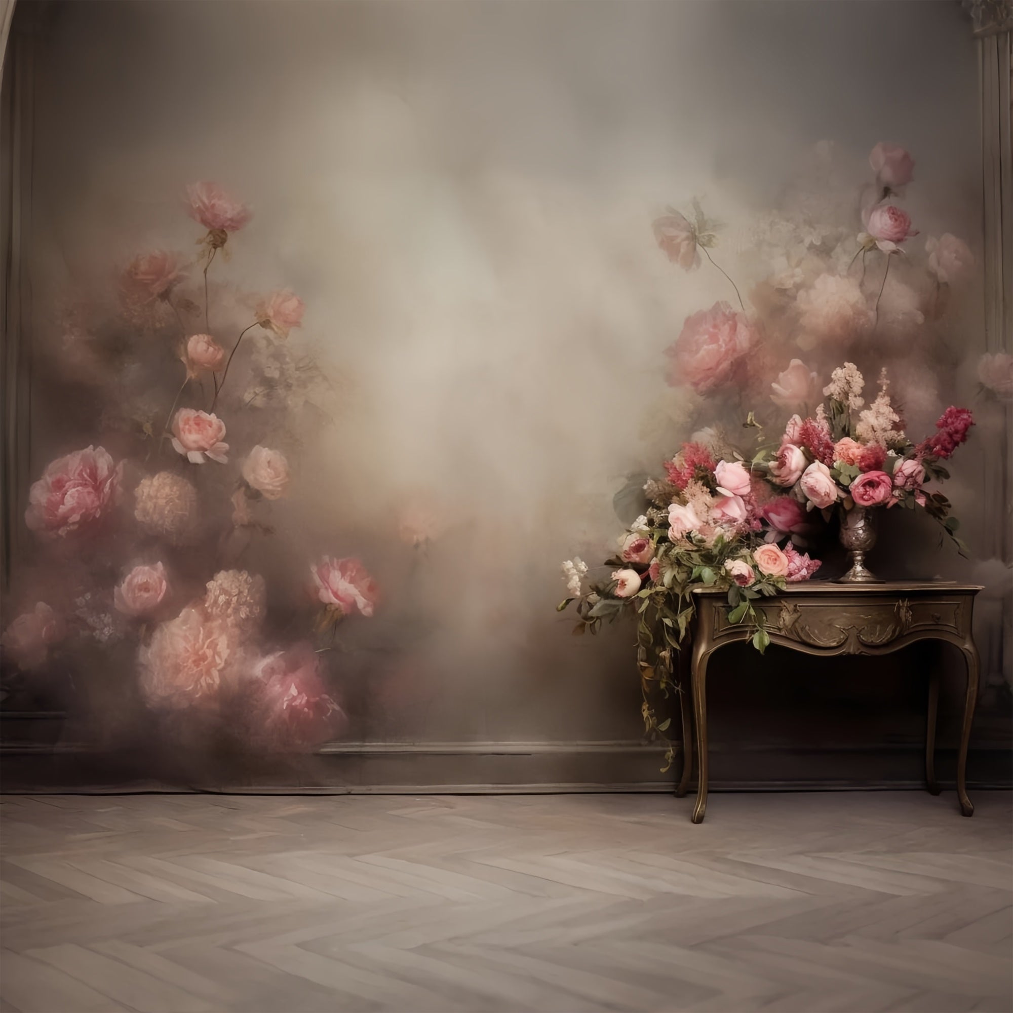 Maternity Photography Backdrops Romantic Floral Charm Backdrop GTY2-43