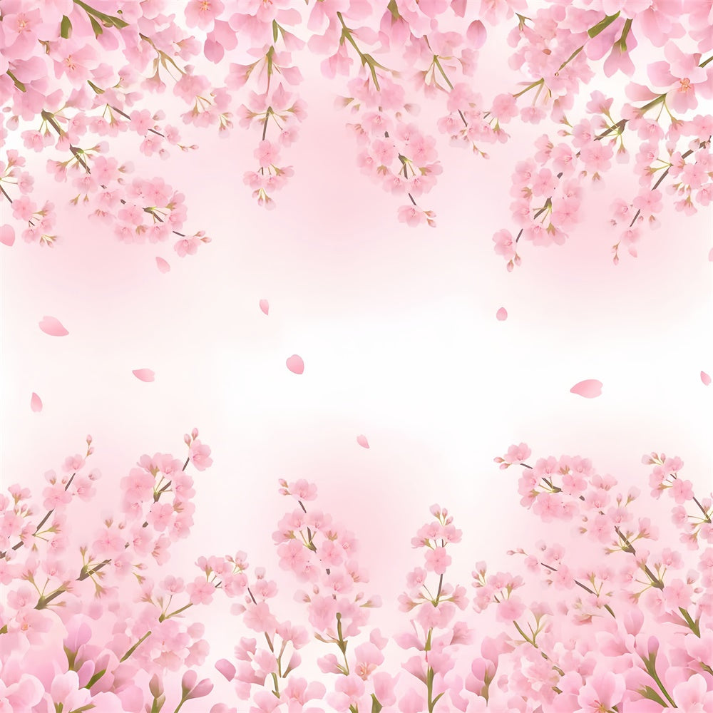 Backdrops For Maternity Photos Delicate Cherry Blossoms Backdrop GTY2-49