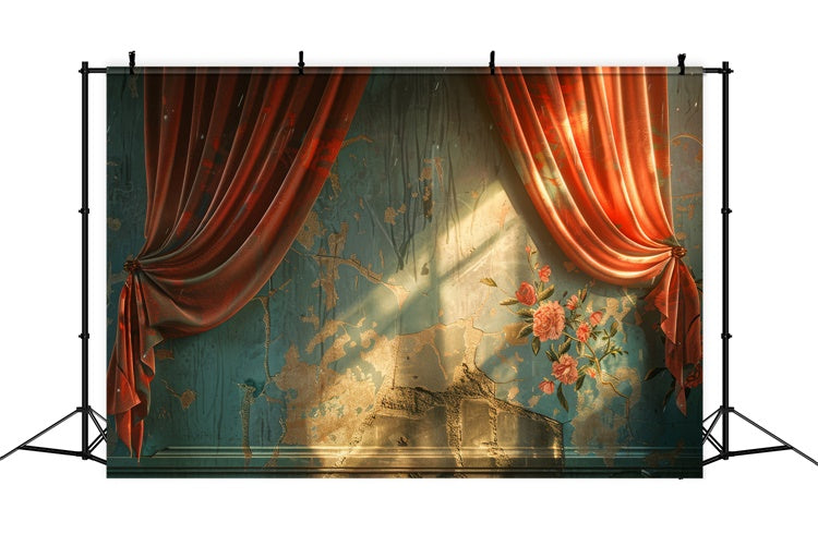 Maternity Backdrops Vintage Velvet Curtain Elegance Backdrop GTY2-51