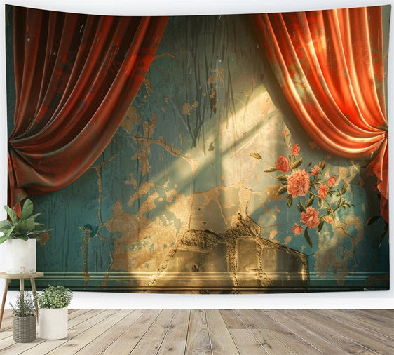 Maternity Backdrops Vintage Velvet Curtain Elegance Backdrop GTY2-51