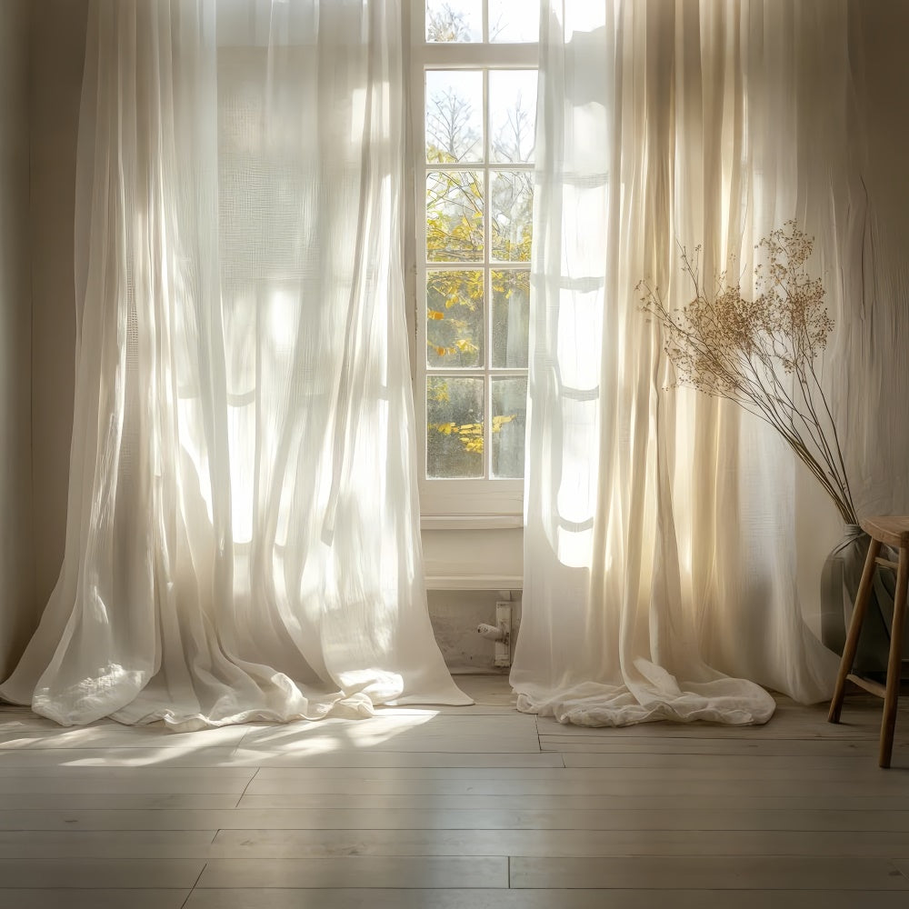 Backdrops For Maternity Photos Sunlit Sheer Curtain Backdrop GTY2-52