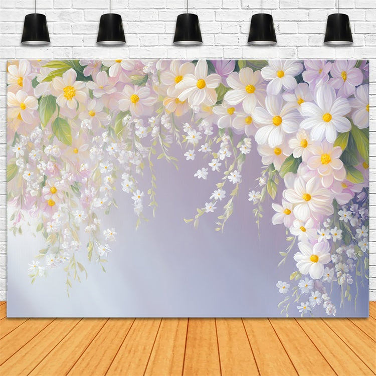 Spring Backdrops Hanging Blossoms Subtle Light Backdrop LXX1-111