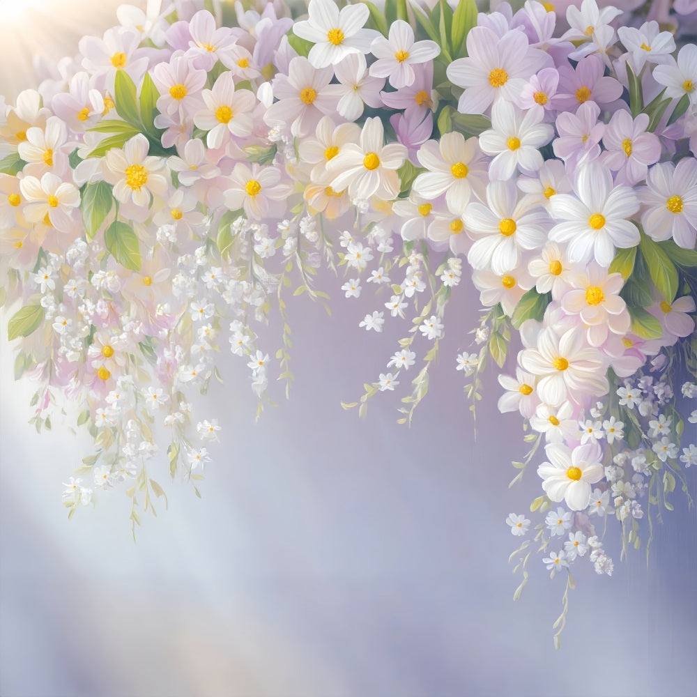 Spring Backdrops Hanging Blossoms Subtle Light Backdrop LXX1-111