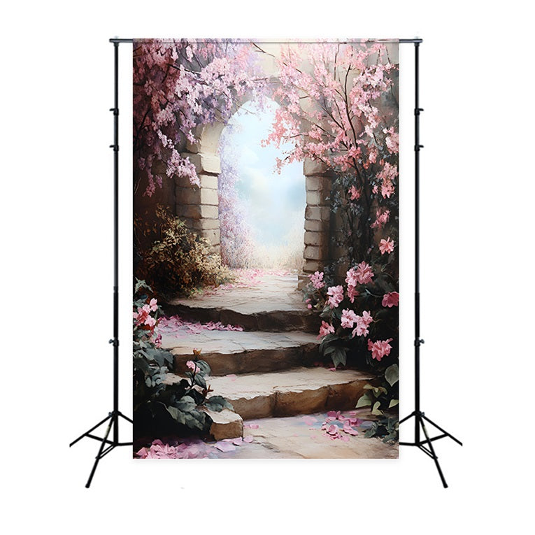 Spring Photoshoot Backdrop Floral Arch Photography Backdrop LXX1-128