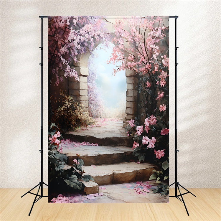 Spring Photoshoot Backdrop Floral Arch Photography Backdrop LXX1-128