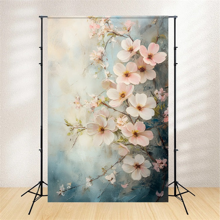 Photography Backdrops Spring Pastel Floral Art Backdrop LXX1-137