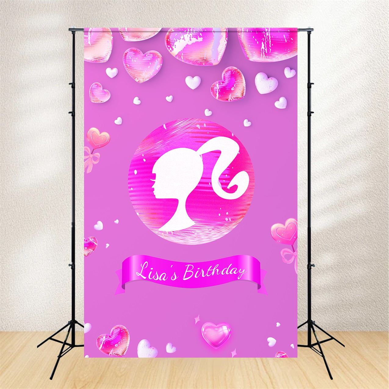 Custom Backdrops For Birthdays Barbie Lisa Event Backdrop LXX1-214