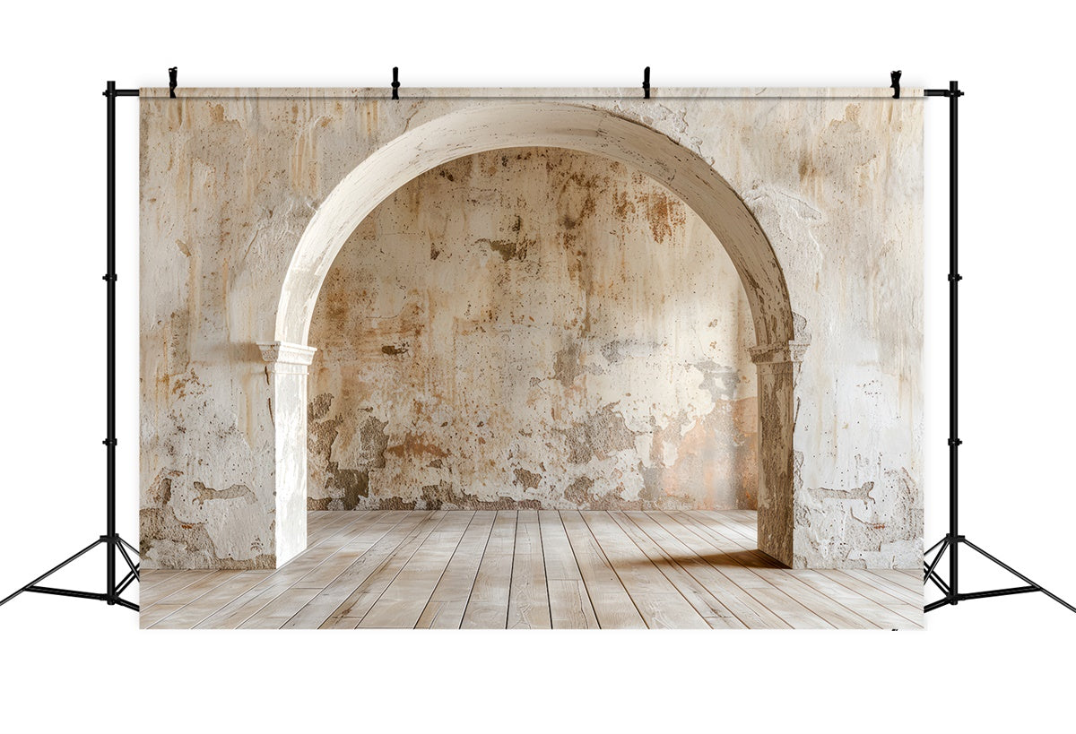 Pet Photography Backdrops Old Wall Rustic Arch Backdrop LXX1-256