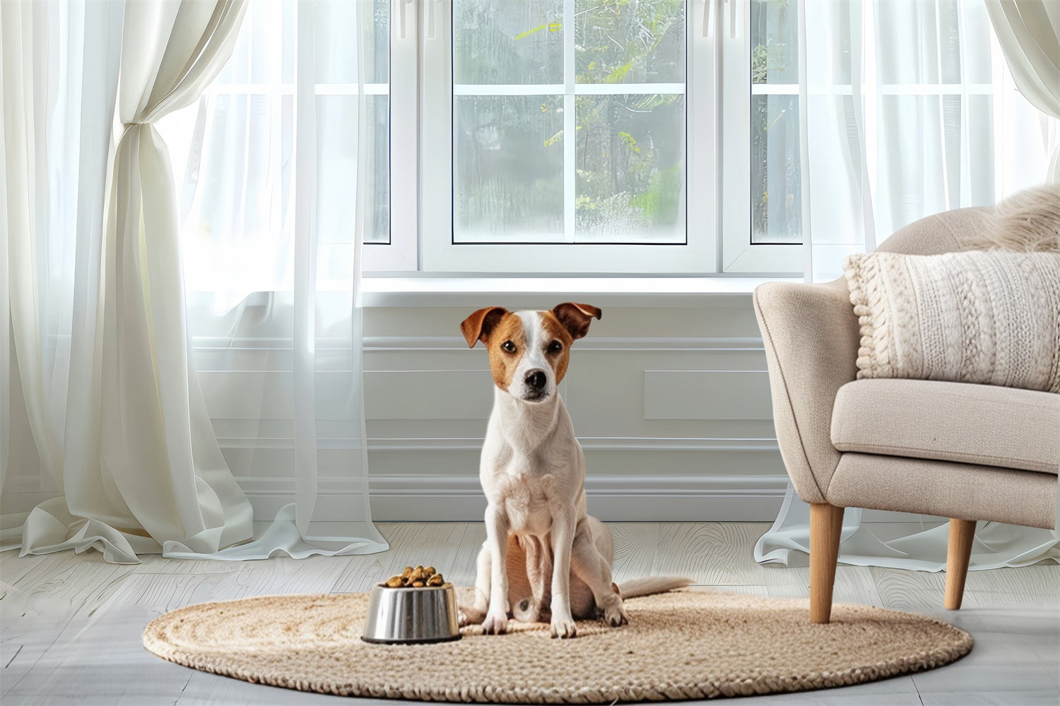 Backdrop Pet Minimalist Sunlit Window Photography Backdrop LXX1-281