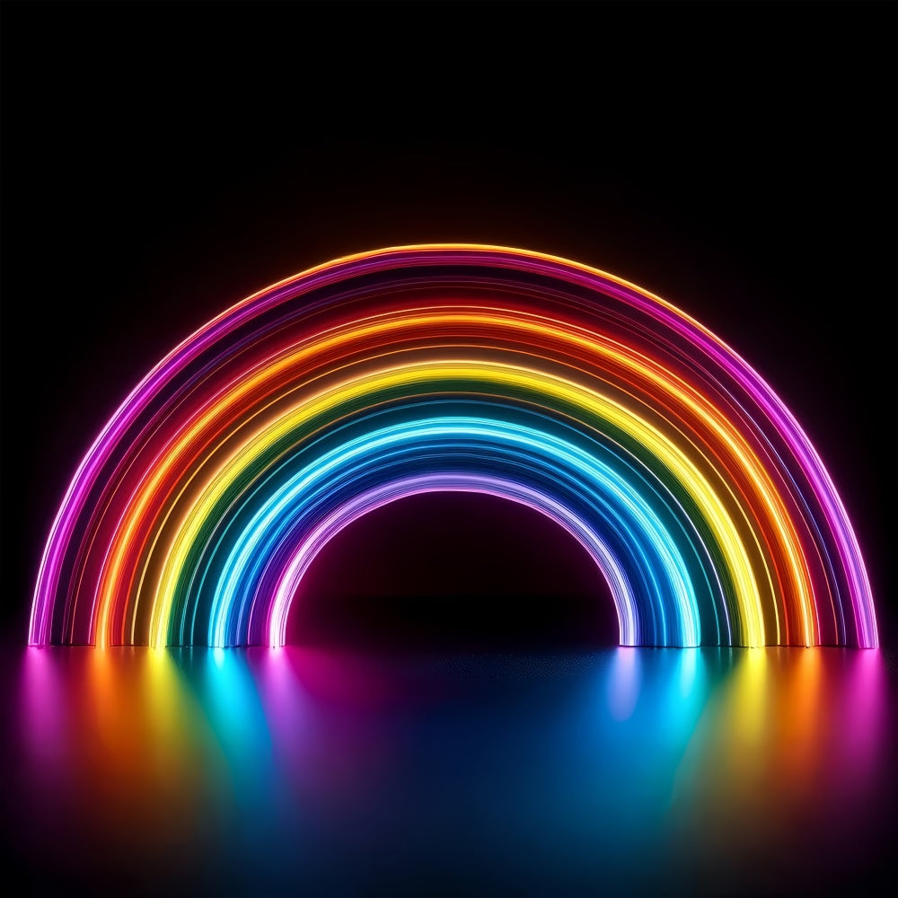 Pet Photo Backdrops Neon Archway Art Backdrop LXX1-289